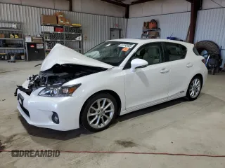 2013 Lexus CT 200h Hybrid with VIN JTHKD5BH9D2162036, listed as a Copart auction lot 52280885 with 135,415 mi miles and Salvage Title. Bid and sale history available at carsss.com. Image 1.