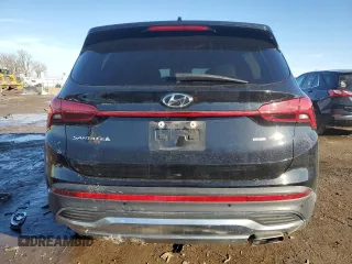 2021 Hyundai Santa Fe Limited with VIN 5NMS4DAL2MH349745, listed as a Copart auction lot 89108145 with 50,417 mi miles and Salvage Title. Bid and sale history available at carsss.com. Image 6.
