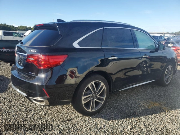 2020 Acura MDX Sport Hybrid w/Advance Pkg with VIN 5J8YD7H75LL000291, listed as a Copart auction lot 74249384 with 0 mi miles and Non Repairable. Bid and sale history available at carsss.com. Image 3.