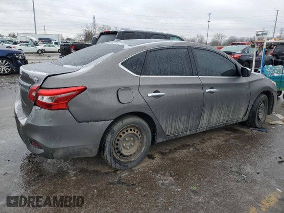 2017 Nissan Sentra SV with VIN 3N1AB7AP2HL662750, listed as a Copart auction lot 44260195 with Not Provided miles and Clean Title. Bid and sale history available at carsss.com. Image 3.