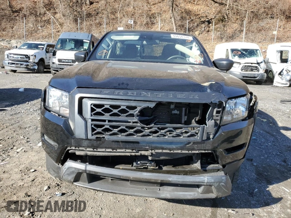 2022 Nissan Frontier S with VIN 1N6ED1EK2NN612332, listed as a Copart auction lot 40658374 with 0 mi miles. Bid and sale history available at carsss.com. Image 5.