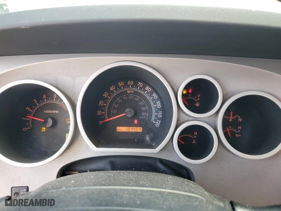 2007 Toyota Tundra with VIN 5TFKT52117X002019, listed as a Copart auction lot 46429105 with 184,454 mi miles and Salvage Title. Bid and sale history available at carsss.com. Image 9.
