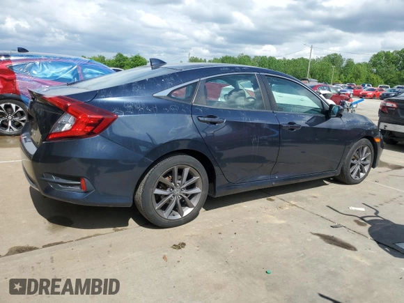 2019 Honda Civic EX-L z VIN 19XFC1F7XKE009097, wystawiony jako Copart lot #56054825 z przebiegiem 72 868 mil mil oraz Szkoda całkowita • Salvage title. Historia ofert i sprzedaży dostępna na DreamBid. Obrazek 3.