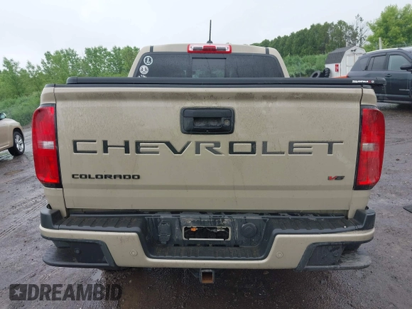 2022 Chevrolet Colorado 4WD Z71 with VIN 1GCGTDEN1N1249703, listed as a IAAI auction lot 42422767 with 73,524 mi miles and . Bid and sale history available at DreamBid. Image 17.