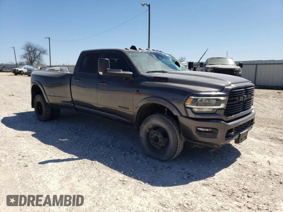 2021 Ram 3500 Laramie with VIN 3C63RRJL0MG536892, listed as a Copart auction lot 48868305 with 119,838 mi miles and Salvage Title. Bid and sale history available at carsss.com. Image 4.