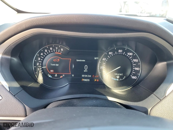 2019 Lincoln MKZ Reserve I with VIN 3LN6L5D94KR628326, listed as a Copart auction lot 76389274 with 56,194 mi miles and Salvage Title. Bid and sale history available at carsss.com. Image 9.