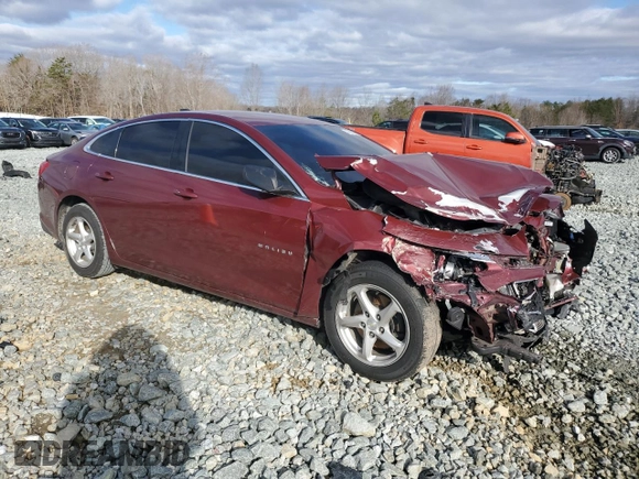 2016 Chevrolet Malibu LS z VIN 1G1ZB5STXGF302904, wystawiony jako Copart lot #48509585 z przebiegiem 131 553 mil mil oraz Szkoda całkowita • Salvage title. Historia ofert i sprzedaży dostępna na DreamBid. Obrazek 4.