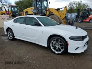 2023 Dodge Charger GT with VIN 2C3CDXHG5PH546850, listed as a Copart auction lot 51508745 with 50,765 mi miles and Non Repairable. Bid and sale history available at carsss.com. Image 4.