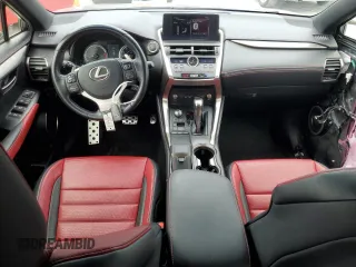 2018 Lexus NX 300 with VIN JTJBARBZXJ2159469, listed as a Copart auction lot 58123655 with 38,529 mi miles and Salvage title. Bid and sale history available at DreamBid. Image 8.
