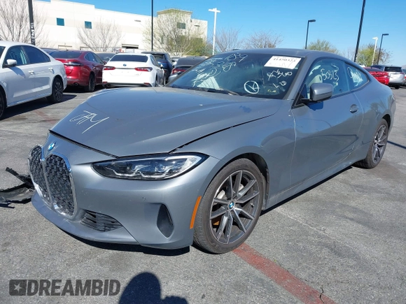 2023 BMW 4 Series 430i xDrive с VIN WBA73AP02PCM47839, выставлен на аукционе IAAI как лот 41450323 с пробегом 8 545 миль миль и . История ставок и продаж доступна на DreamBid. Изображение 2.