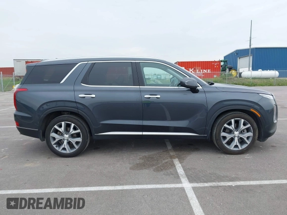 2021 Hyundai Palisade SEL with VIN KM8R4DHE0MU205427, listed as a IAAI auction lot 42436615 with 53,759 mi miles and . Bid and sale history available at DreamBid. Image 13.