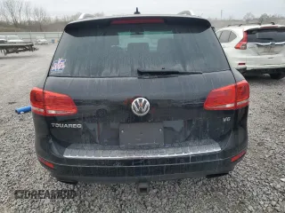 2013 Volkswagen Touareg Lux with VIN WVGEF9BP2DD006847, listed as a Copart auction lot 87613955 with 157,200 mi miles and Salvage Title. Bid and sale history available at DreamBid. Image 6.