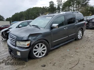 2008 Infiniti QX56 z VIN 5N3AA08C58N910776, wystawiony jako Copart lot #53288495 z przebiegiem 159 572 mil mil oraz Szkody całkowita. Historia ofert i sprzedaży dostępna na DreamBid. Obrazek 1.