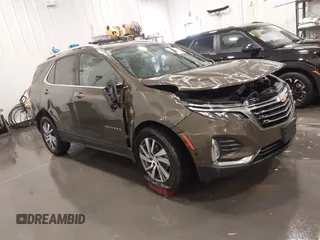 2023 Chevrolet Equinox Premier z VIN 3GNAXXEGXPL239686, wystawiony jako IAAI lot #42057594 z przebiegiem 22 727 mil mil oraz . Historia ofert i sprzedaży dostępna na DreamBid. Obrazek 1.