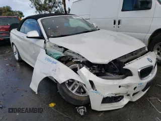 2015 BMW 2 Series 228i with VIN WBA1K5C59FV242748, listed as a Copart auction lot 36973793 with 50,602 mi miles and . Bid and sale history available at carsss.com. Image 4.