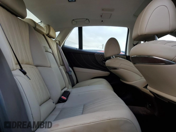2018 Lexus LS 500 with VIN JTHB51FF5J5005774, listed as a Copart auction lot 62984385 with 21,328 mi miles and Salvage title. Bid and sale history available at DreamBid. Image 10.