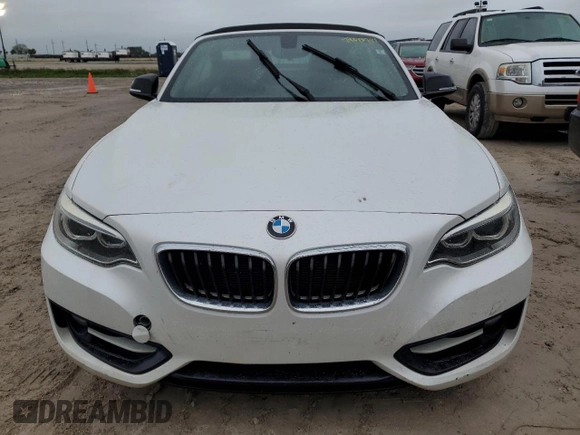 2015 BMW 2 Series 228i with VIN WBA1K5C51FV242629, listed as a Copart auction lot 74613734 with Not provided miles and Salvage title. Bid and sale history available at DreamBid. Image 5.