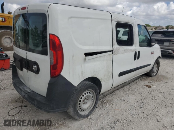 2016 Ram ProMaster City Cargo Tradesman с VIN ZFBERFAT9G6B18598, выставлен на аукционе Copart как лот 61778125 с пробегом Не указан миль и На запчасти • Non repairable. История ставок и продаж доступна на DreamBid. Изображение 3.