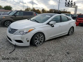 2012 Hyundai Azera with VIN KMHFH4JG4CA193222, listed as a Copart auction lot 77207034 with 150,634 mi miles and Salvage Title. Bid and sale history available at carsss.com. Image 1.