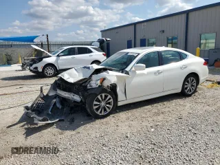 2013 Infiniti M z VIN JN1BY1AR0DM602077, wystawiony jako Copart lot #43249275 z przebiegiem 176 392 mil mil oraz Szkoda całkowita • Salvage title. Historia ofert i sprzedaży dostępna na DreamBid. Obrazek 1.