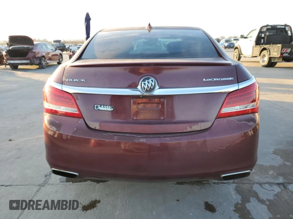 2016 Buick LaCrosse Sport Touring with VIN 1G4G45G30GF177022, listed as a Copart auction lot 87955395 with 126,319 mi miles and Salvage Title. Bid and sale history available at carsss.com. Image 6.
