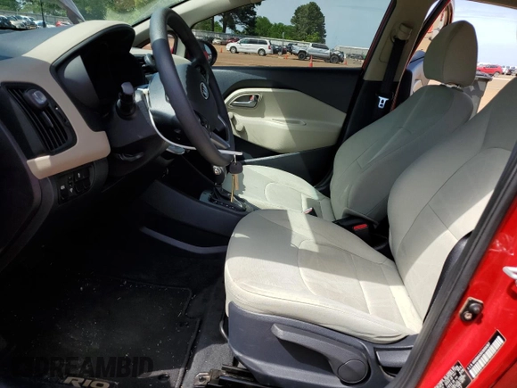 2012 Kia Rio LX with VIN KNADM4A30C6094367, listed as a Copart auction lot 52684565 with 108,915 mi miles and Salvage Title. Bid and sale history available at carsss.com. Image 7.