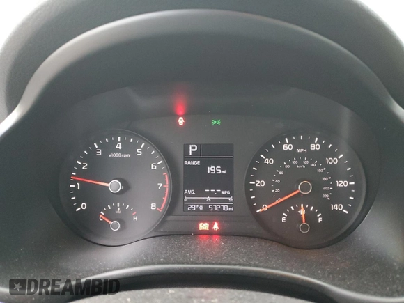 2022 Kia Rio S with VIN 3KPA24AD7NE449570, listed as a Copart auction lot 41902075 with 57,278 mi miles and Salvage Title. Bid and sale history available at carsss.com. Image 9.