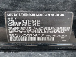 2013 BMW 3 Series 328i xDrive with VIN WBA3B5C5XDF597184, listed as a IAAI auction lot 42060785 with 205,559 mi miles. Bid and sale history available at carsss.com. Image 9.