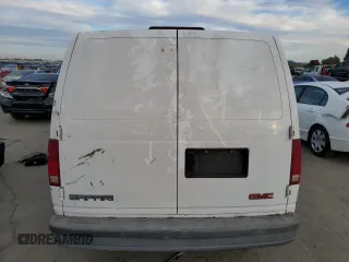 2001 GMC Safari Cargo with VIN 1GTDM19W71B510158, listed as a Copart auction lot 87296804 with 214,236 mi miles and Salvage Title. Bid and sale history available at carsss.com. Image 6.