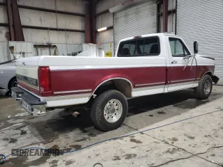 1995 Ford F-150 with VIN 1FTEF15H0SLB89677, listed as a Copart auction lot 89332325 with 186,501 mi miles and Salvage Title. Bid and sale history available at carsss.com. Image 3.