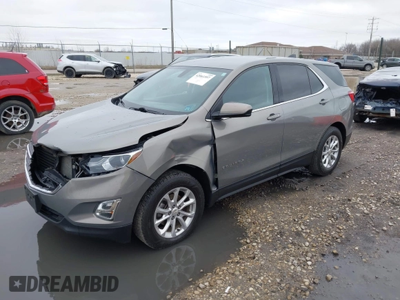 2018 Chevrolet Equinox LT with VIN 3GNAXSEV9JS506007, listed as a IAAI auction lot 42061597 with 92,021 mi miles and . Bid and sale history available at carsss.com. Image 2.