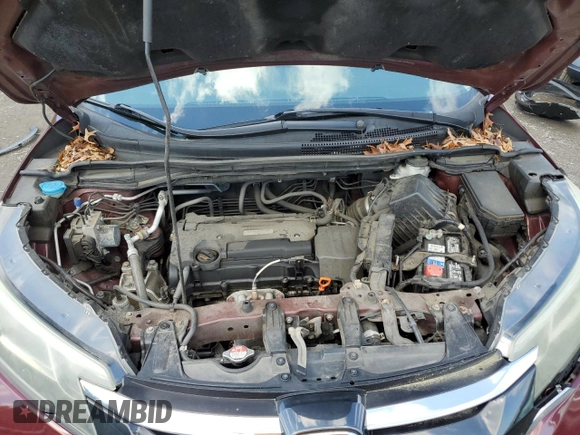 2016 Honda CR-V EX with VIN 2HKRM4H57GH604306, listed as a Copart auction lot 55986145 with 161,894 mi miles and Salvage Title. Bid and sale history available at DreamBid. Image 12.