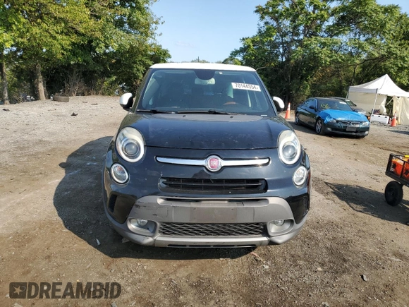 2016 FIAT 500L Trekking with VIN ZFBCFADH3GZ038039, listed as a Copart auction lot 70144554 with 97,598 mi miles and Salvage Title. Bid and sale history available at carsss.com. Image 5.