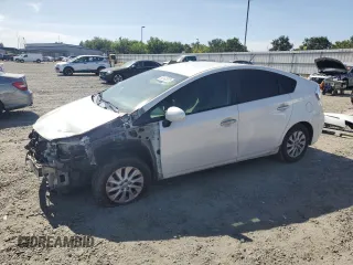 2012 Toyota Prius with VIN JTDKN3DP9C3024190, listed as a Copart auction lot 56992825 with 260,712 mi miles and Salvage title. Bid and sale history available at DreamBid. Image 1.