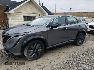 2023 Nissan ARIYA Premiere z VIN JN1BF0BA0PM409490, wystawiony jako Copart lot #49074835 z przebiegiem 3 593 mil mil oraz Szkoda całkowita • Salvage title. Historia ofert i sprzedaży dostępna na DreamBid. Obrazek 1.