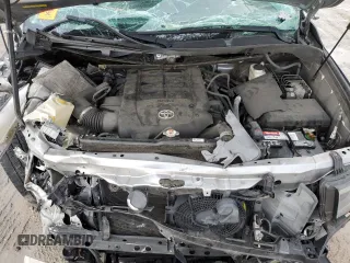2018 Toyota Sequoia SR5 with VIN 5TDBY5G13JS159526, listed as a Copart auction lot 42438175 with 134,718 mi miles and Salvage Title. Bid and sale history available at carsss.com. Image 12.
