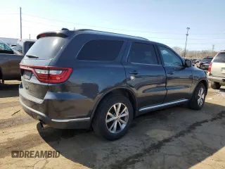 2016 Dodge Durango Limited with VIN 1C4RDJDG4GC424587, listed as a Copart auction lot 54211245 with 144,682 mi miles and Salvage title. Bid and sale history available at DreamBid. Image 3.