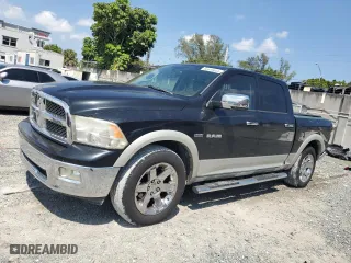 2009 Dodge Ram 1500 Laramie with VIN 1D3HB13T49J521861, listed as a Copart auction lot 50819025 with 201,358 mi miles and Non Repairable. Bid and sale history available at carsss.com. Image 1.