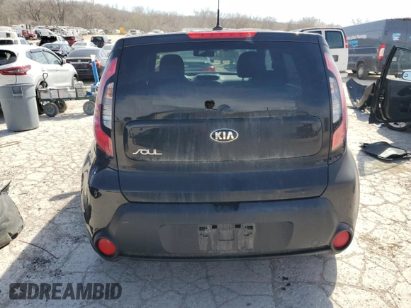 2016 Kia Soul with VIN KNDJN2A25G7337959, listed as a Copart auction lot 50695825 with 159,756 mi miles and Salvage Title. Bid and sale history available at carsss.com. Image 6.