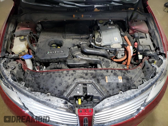 2014 Lincoln MKZ Hybrid with VIN 3LN6L2LUXER828698, listed as a Copart auction lot 52530265 with 90,601 mi miles and Salvage Title. Bid and sale history available at DreamBid. Image 11.