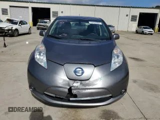 2015 Nissan LEAF SL with VIN 1N4AZ0CP3FC317142, listed as a Copart auction lot 79734984 with 77,437 mi miles and Salvage title. Bid and sale history available at DreamBid. Image 5.