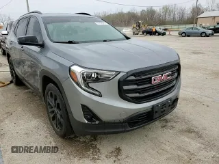 2020 GMC Terrain SLT with VIN 3GKALPEX4LL186275, listed as a Copart auction lot 51232505 with 126,436 mi miles and Salvage Title. Bid and sale history available at carsss.com. Image 14.