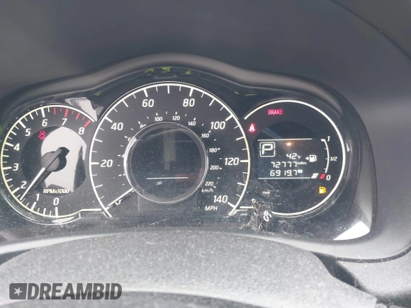 2016 Nissan Note S with VIN 3N1CE2CP6GL400258, listed as a IAAI auction lot 41858000 with 72,777 mi miles and . Bid and sale history available at DreamBid. Image 7.