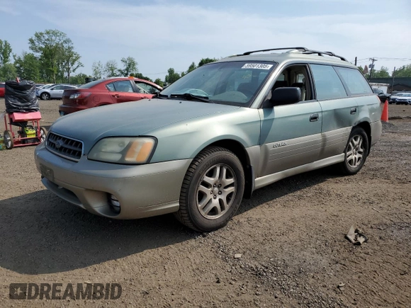2004 Subaru Legacy Outback z VIN 4S3BH675747631282, wystawiony jako Copart lot #59501305 z przebiegiem 207 078 mil mil oraz Szkoda całkowita • Salvage title. Historia ofert i sprzedaży dostępna na DreamBid. Obrazek 1.