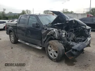 2007 Ford F-150 XLT with VIN 1FTPW14V87FB87620, listed as a Copart auction lot 51281844 with 0 mi miles and Salvage Title. Bid and sale history available at carsss.com. Image 4.