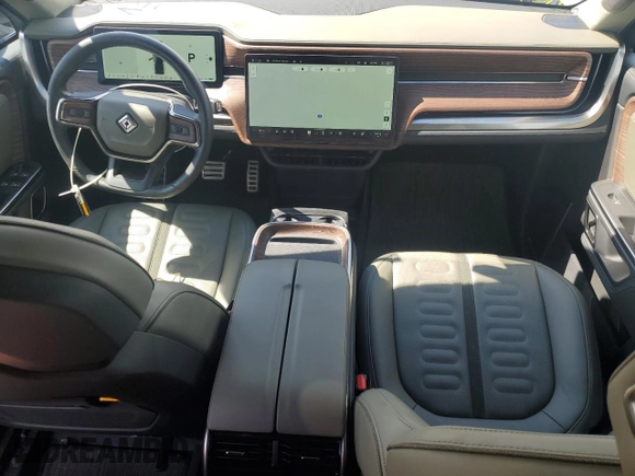 2023 Rivian R1T Adventure with VIN 7FCTGAAA2PN021915, listed as a Copart auction lot 46351415 with Not Provided miles and Non Repairable. Bid and sale history available at carsss.com. Image 8.