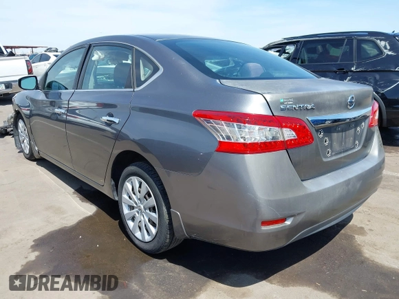 2015 Nissan Sentra S with VIN 3N1AB7AP1FY376307, listed as a IAAI auction lot 41986455 with 81,479 mi miles. Bid and sale history available at carsss.com. Image 3.