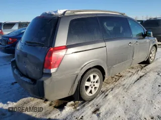 2004 Nissan Quest S with VIN 5N1BV28U44N350796, listed as a Copart auction lot 83244704 with 225,422 mi miles and Clean Title. Bid and sale history available at carsss.com. Image 3.