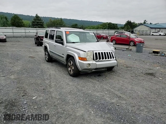 2008 Jeep Commander Sport with VIN 1J8HG48K98C149652, listed as a Copart auction lot 63973014 with 213,947 mi miles and Salvage Title. Bid and sale history available at carsss.com. Image 12.