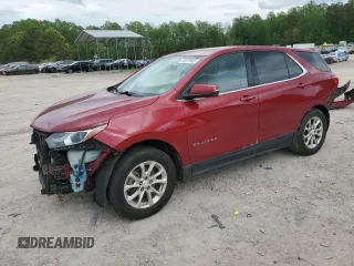 2018 Chevrolet Equinox LT with VIN 3GNAXJEV7JS648642, listed as a Copart auction lot 54579905 with 248,927 mi miles and Salvage Title. Bid and sale history available at carsss.com. Image 1.